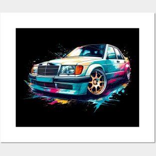 Mercedes e 190 evo 2 Posters and Art